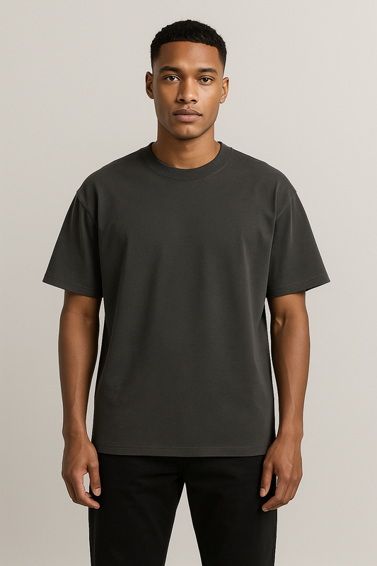 Essential Oversized T-Shirt – Charcoal Grey