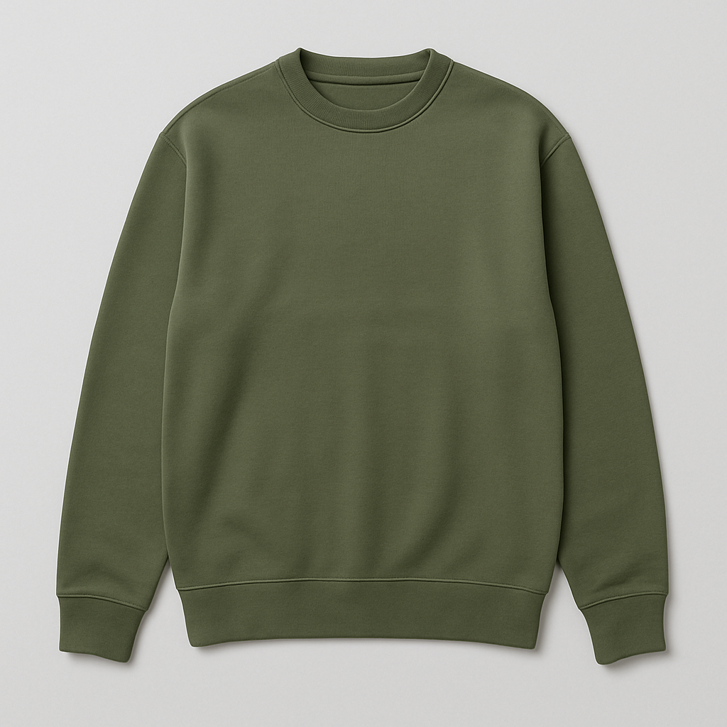 Signature Sweatshirt – Olive Green