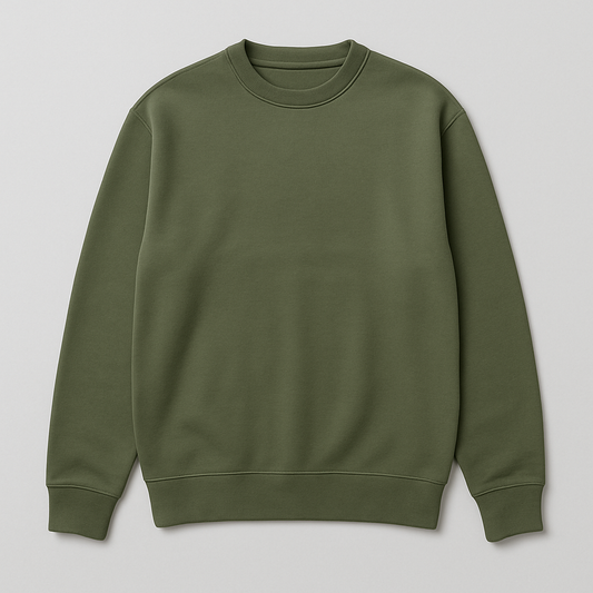 Signature Sweatshirt – Olive Green