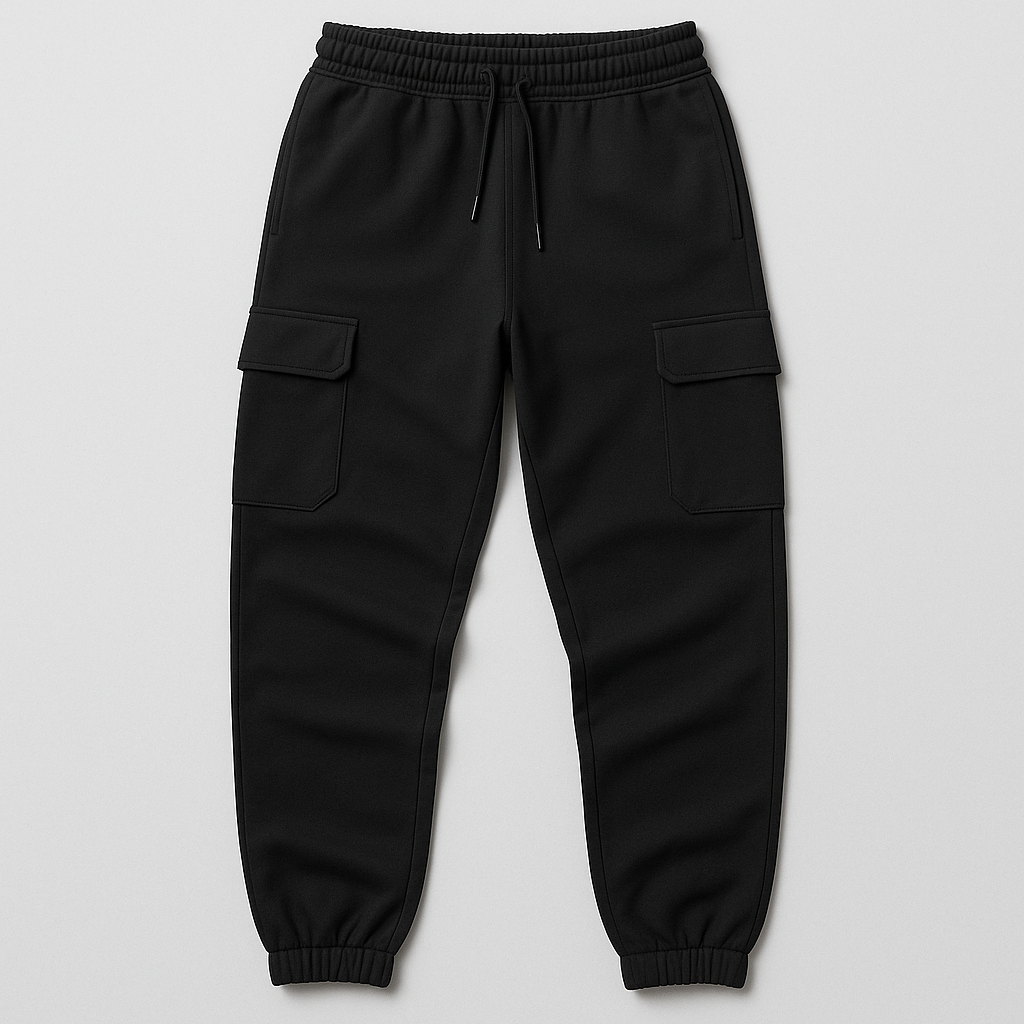 Urban Cargo Joggers – Black