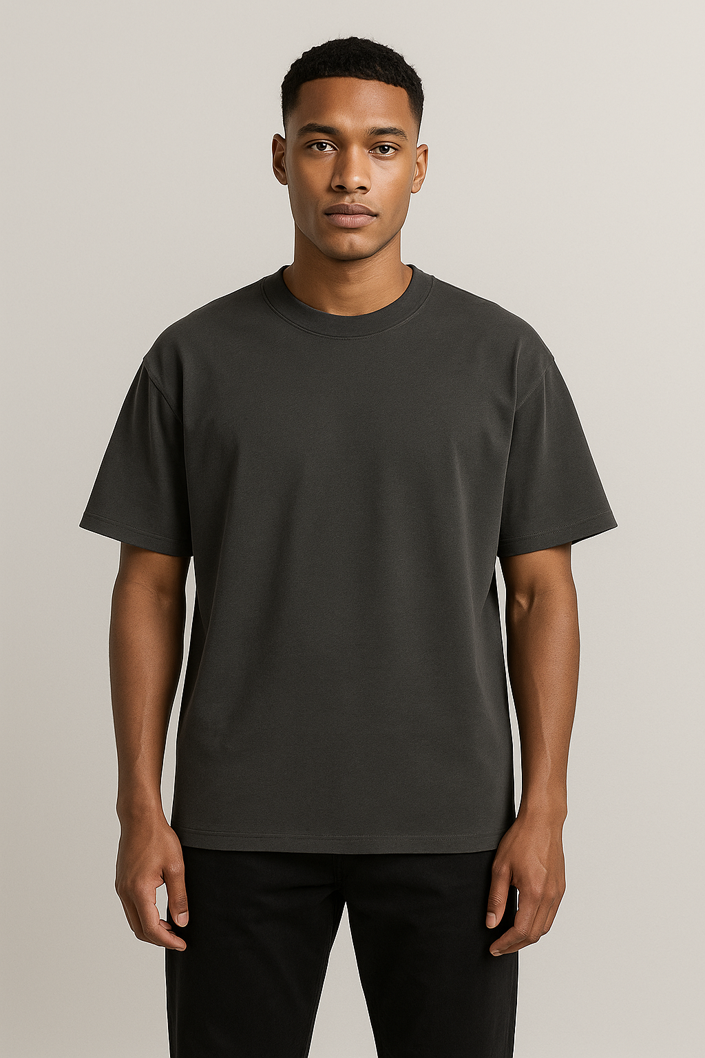 Essential Oversized T-Shirt – Charcoal Grey